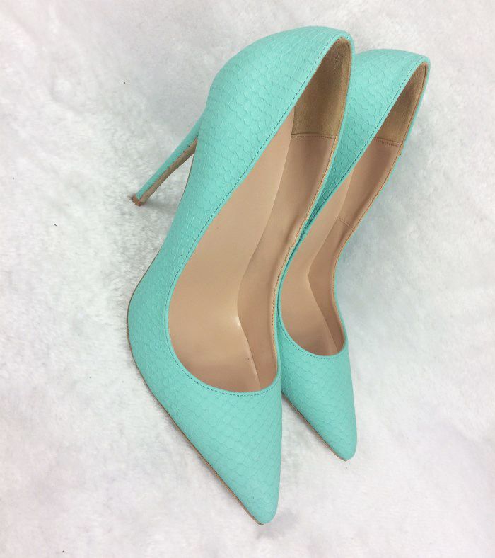 mint colored heels