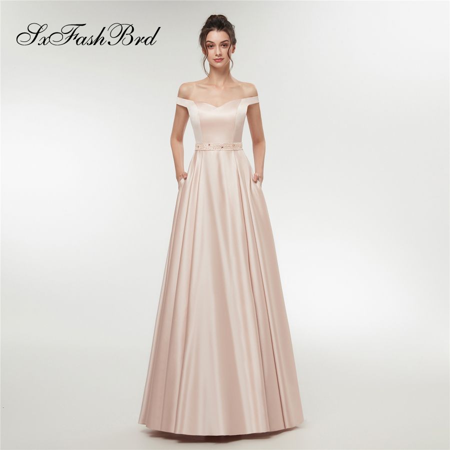 Großhandel Elegantes Abendkleid Schatz Kurze Ärmel Open Back A Line Lange Satin Party Abendkleider Kleider Für Frauen Abendkleid Von Sxfashbrd, 10,10 Großhandel Elegantes Abendkleid Schatz Kurze Ärmel Open Back A Line Lange Satin Party Abendkleider Kleider Für Frauen Abendkleid Von Sxfashbrd, 10,10