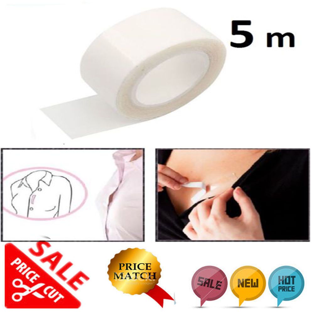 1.6cm X 5m Double Sided Tape Clear Bra Tape Lingerie Tape Self