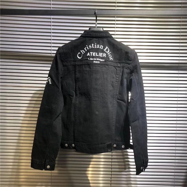 18FW Vintage Black Jeans Windbreaker 