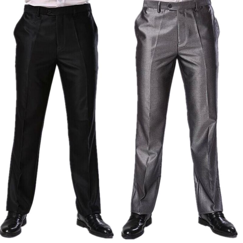 Hombres Pantalones Dos Colores formales pantalones de vestir de negocios tallas grandes Slim Fit Marca Diseño Hombres Pantalones Dos Colores formales pantalones de vestir de negocios tallas grandes Slim Fit Marca Diseño