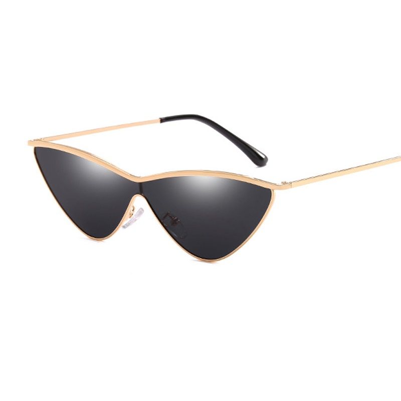 2018 Cat Eye Sunglasses Women Small Black Triangle Vintage Sun