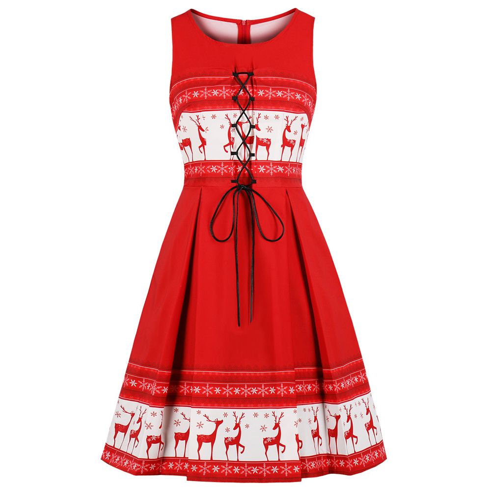 rockabilly christmas dress