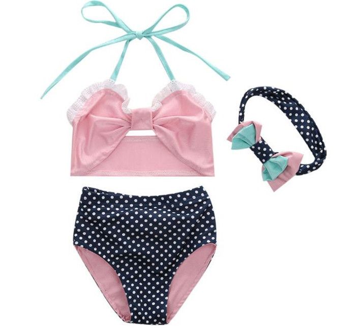 pink swim tops