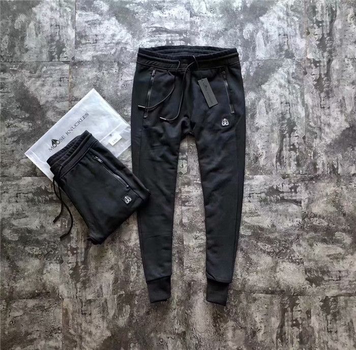 elastic waist track pants