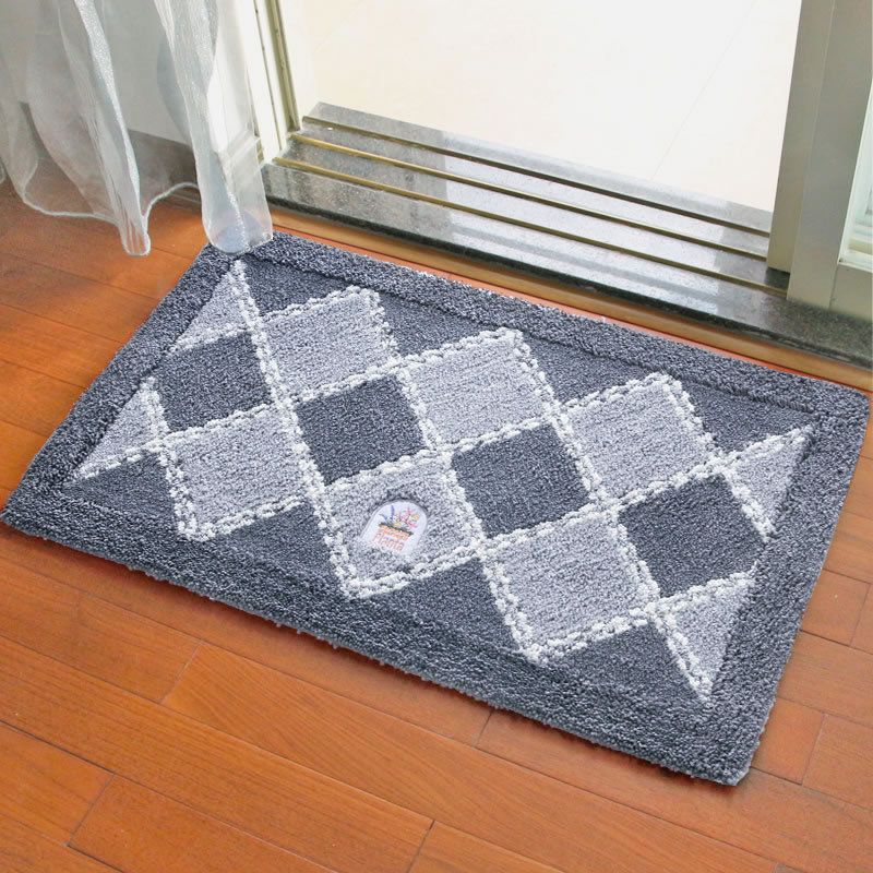 Flocking Non Slip Mat Indoor Outdoor Doormat Large Small Inside