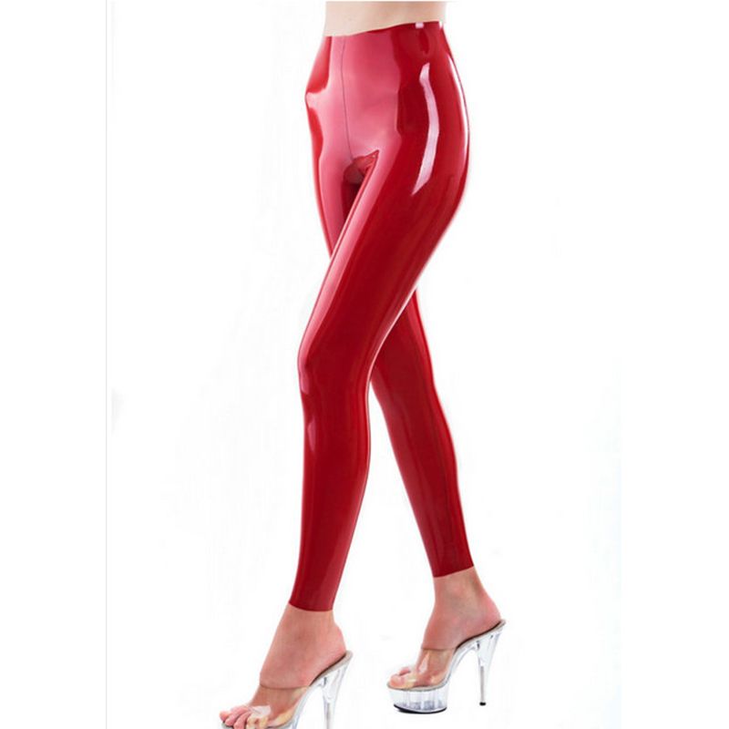 Acquistare Leggings Di Gomma Sottili Rossi Del Lattice Dei Pantaloni Le  Ghette Calde Sexy Delle Donne Senza Chiusura Lampo Trasporto Libero  Economico | Consegna Veloce E Qualità | DHgate Italy