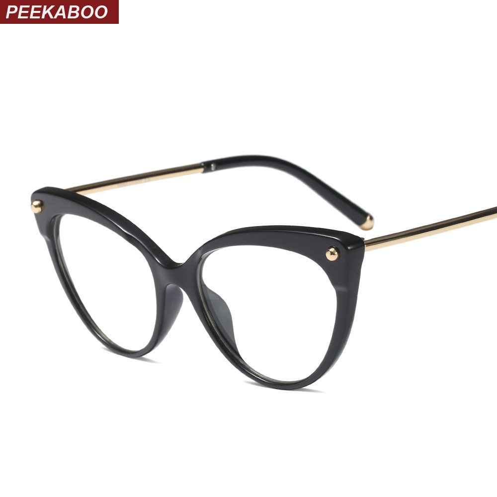 Acquistare Cornici Occhiali Da Vista Gatti Retrò Le Donne 2019 Occhiali  Ottici Trasparenti Eyeglasses Telaio TR90 Half Metal Metal Black Leopard  Economico | Consegna Veloce E Qualità | It.Dhgate