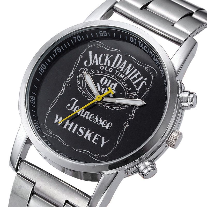 Acquistare 2018 New Fashion Donna Uomo Metallo Jack Daniels Whisky Ladies  Orologio Da Polso Al Quarzo Con Cinturino In Acciaio Economico | Consegna  Veloce E Qualità | It.Dhgate