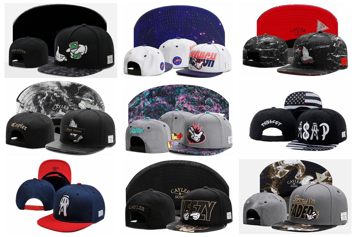 Flat Brim Baseball Caps Hip Hop Cap 