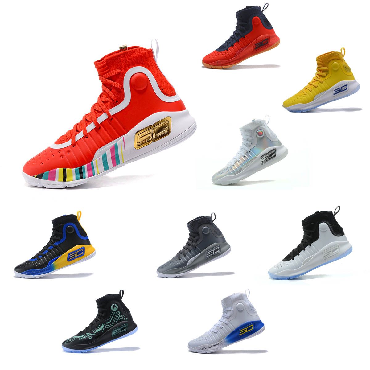 curry 4 men gold