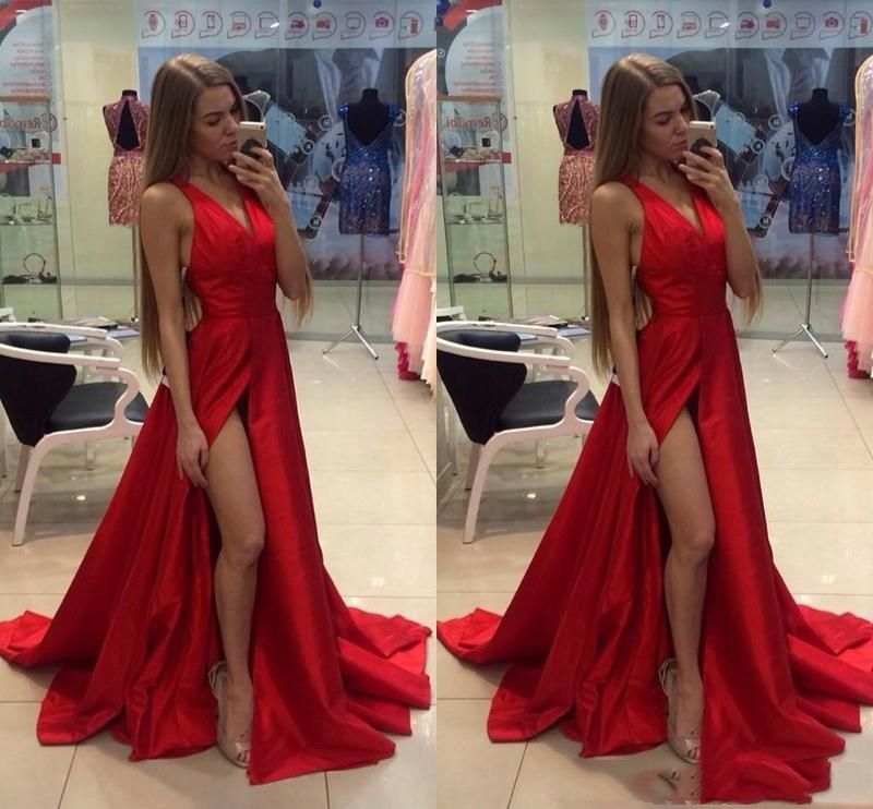 cheap red gowns