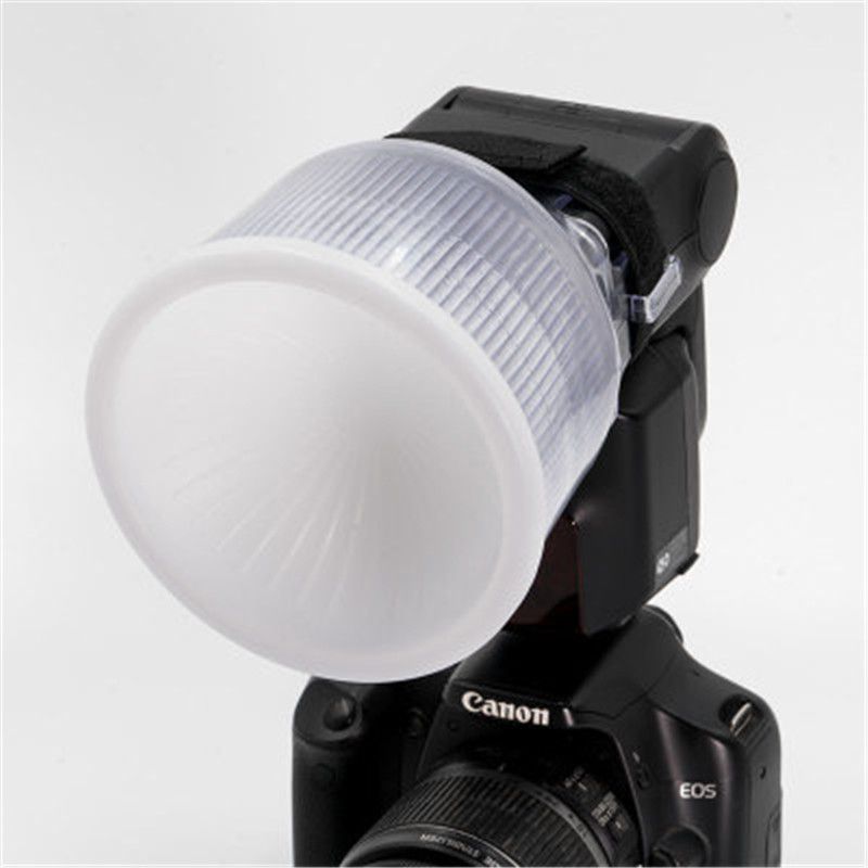 LanLan Universal Cloud lambency flash diffuser White dome cover and