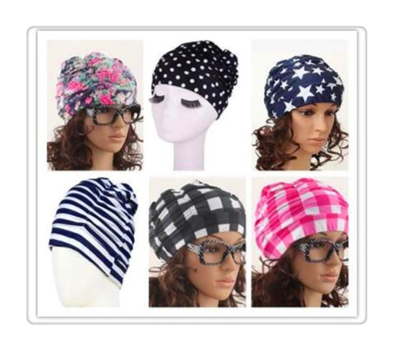 2019 Mix Colors Ladies Womens Swimming Hat Swim Bathing Turban