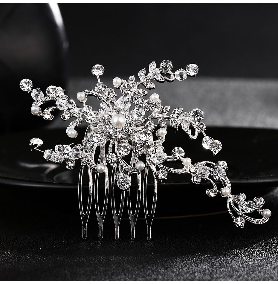pearl hair clips and combs