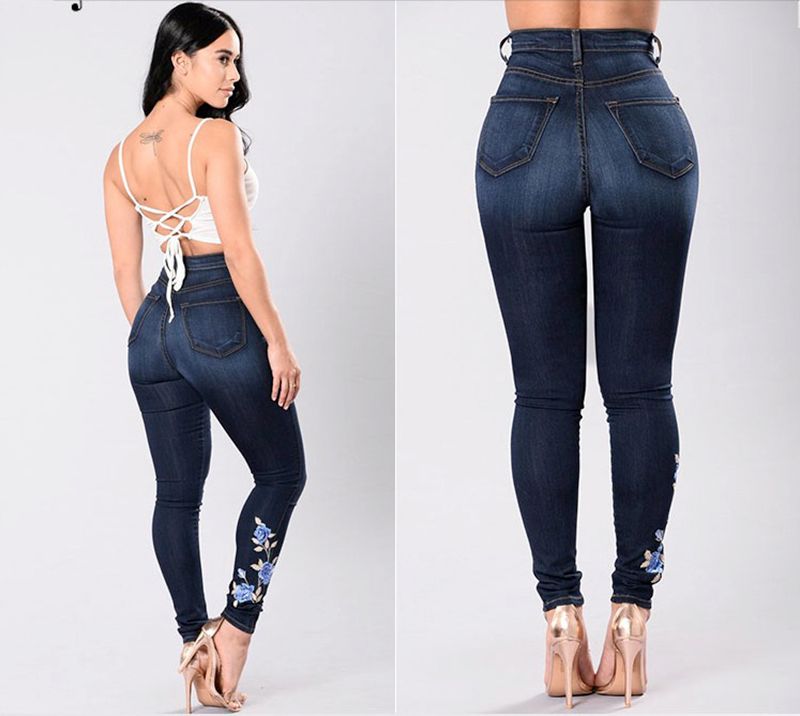 calça jeans feminina sal e pimenta