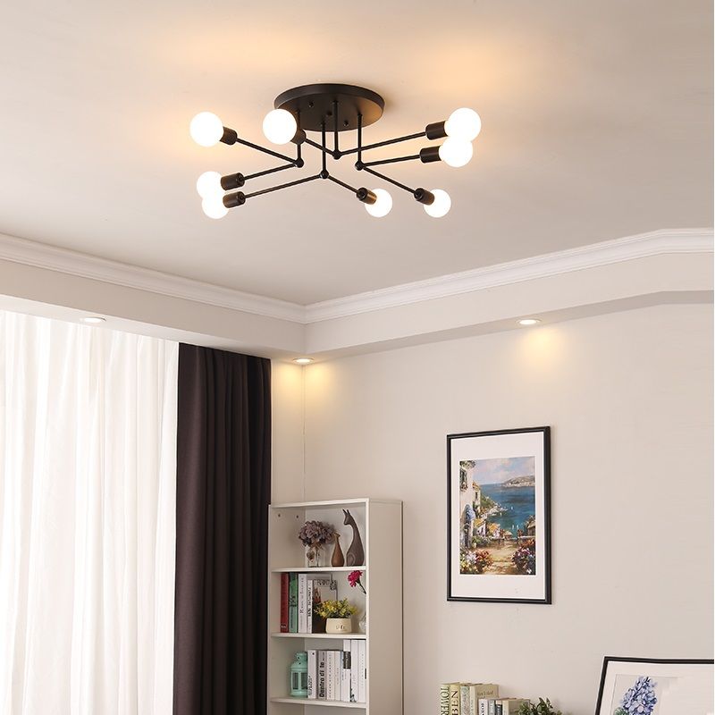 compre lampara de techo moderna luz de iluminacion para sala de estar dormitorio comedor casa llevo luces de techo accesorios envio gratis a 127 26