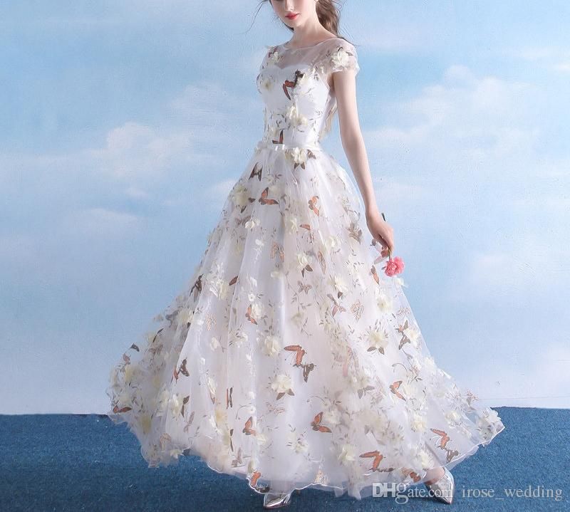 floral print formal gowns