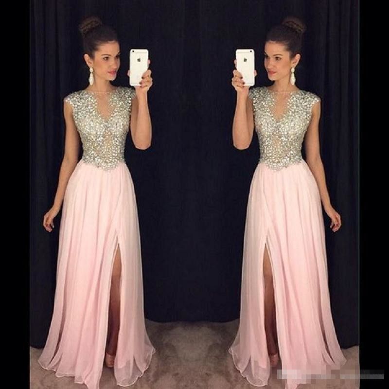 evening gowns blush