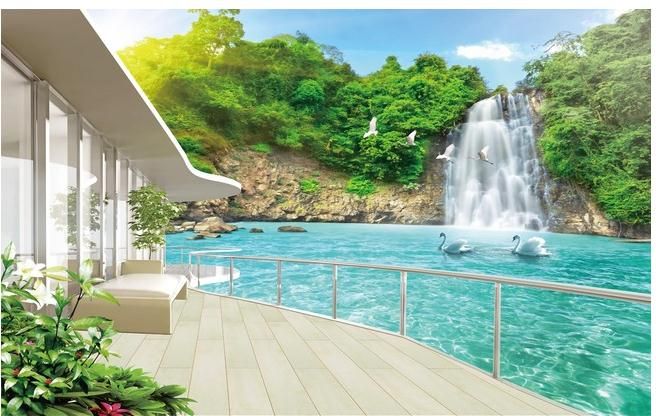 paisajes hermosos fondos de pantalla Montaña claro agua cascada balcón pintura del paisaje TV fondo pared paisajes hermosos fondos de pantalla Montaña claro agua cascada balcón pintura del paisaje TV fondo pared