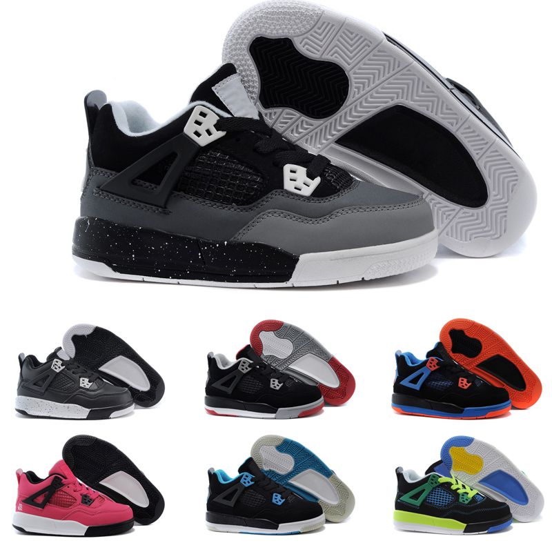 Compre Nike Air Jordan 4 13 Retro Niños 12 Zapatos Zapatos De Baloncesto Para  Niños Chica Para Niño 12 S OVO Francés Azul El Maestro Taxi Playoff Zapatos  Deportivos Niños Pequeños A