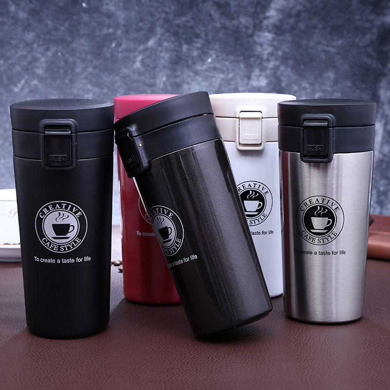 Buy Thermos Coffee Cups Water Bottle Travel Car Tea Mug Stainless Steel  Tumbler Termos Vacuum Flask Portable Thermocup