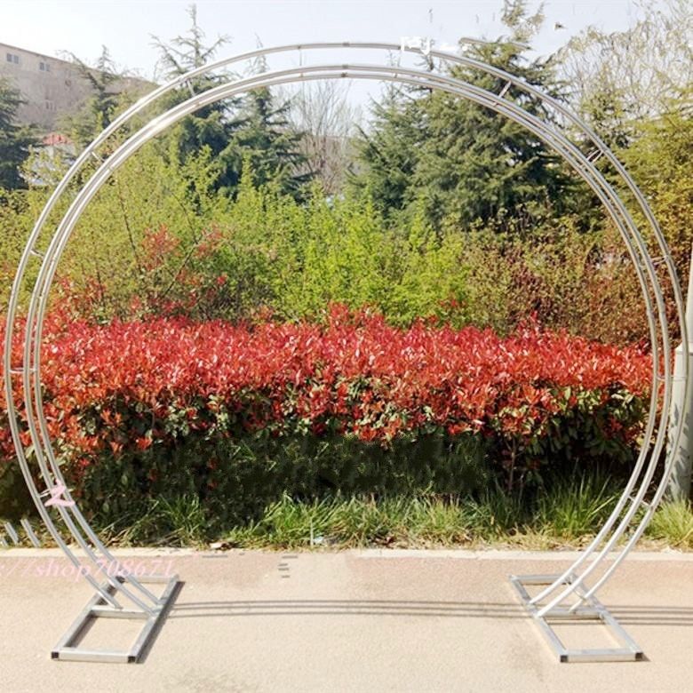 Puntelli da sposa del cerchio di ferro Arco del contesto dell'anello rotondo dell'anello rotondo dell'anello del fiore del fiore del fiore della porta della porta della porta della porta,Bianca,2m Puntelli da sposa del cerchio di ferro Arco del contesto dell'anello rotondo dell'anello rotondo dell'anello del fiore del fiore del fiore della porta della porta della porta della porta,Bianca,2m