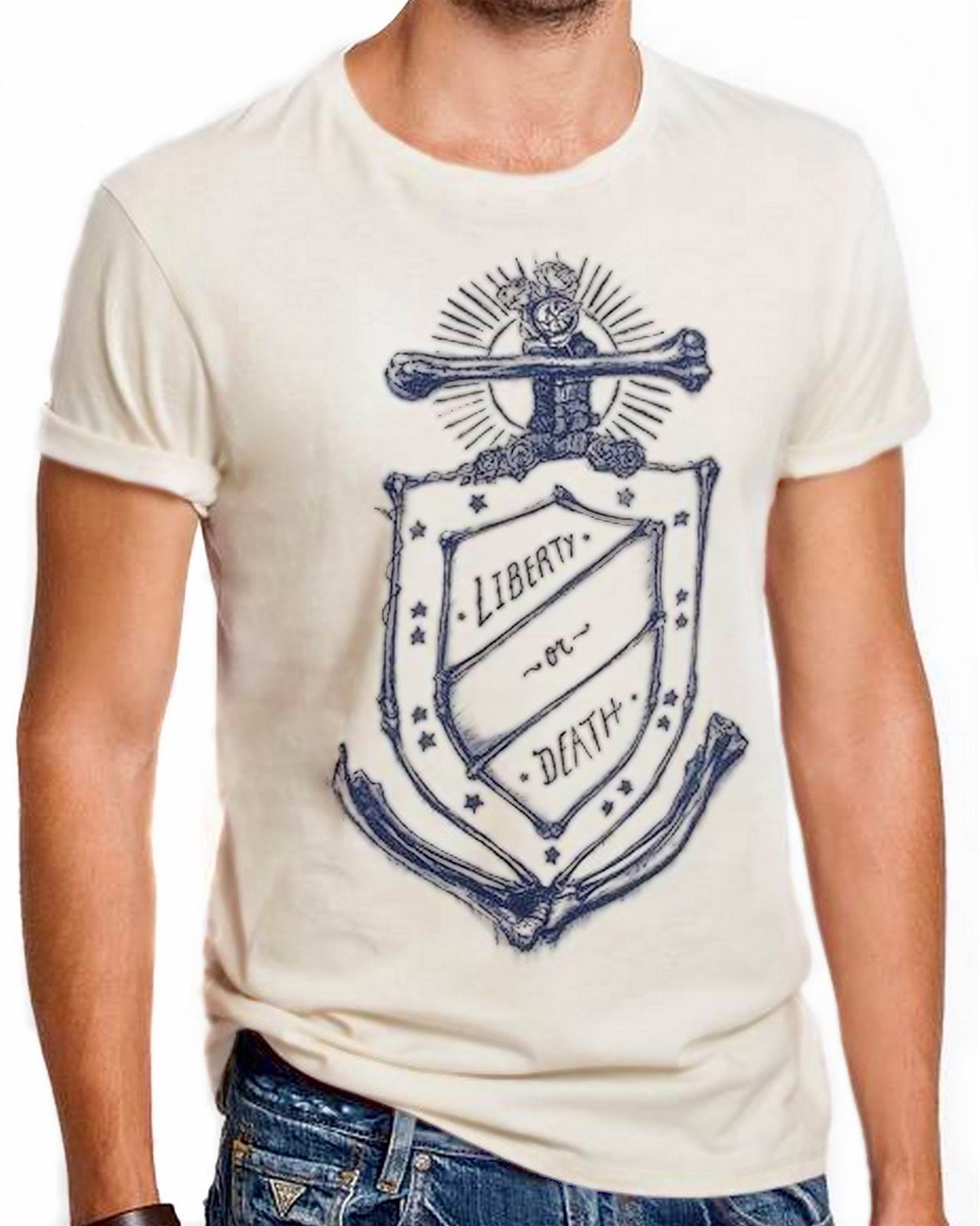 guess printed t shirt