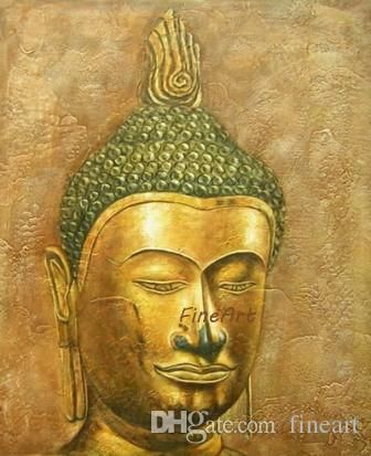 2020 Hand Painted Wall Art Buddha Painting Canvas Artwork Hand Painted Home Decor Unique Gifts Kungfu Art From Kfpainting 39 8 Dhgate Com