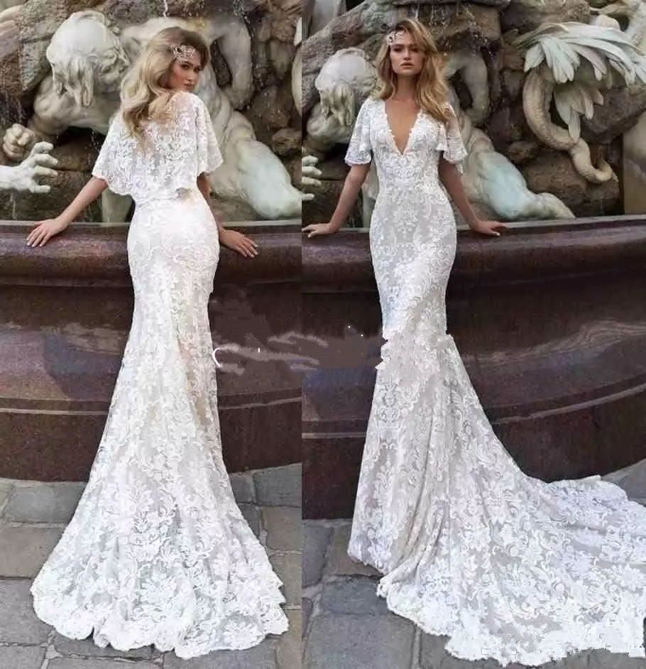 short wedding dress with cape