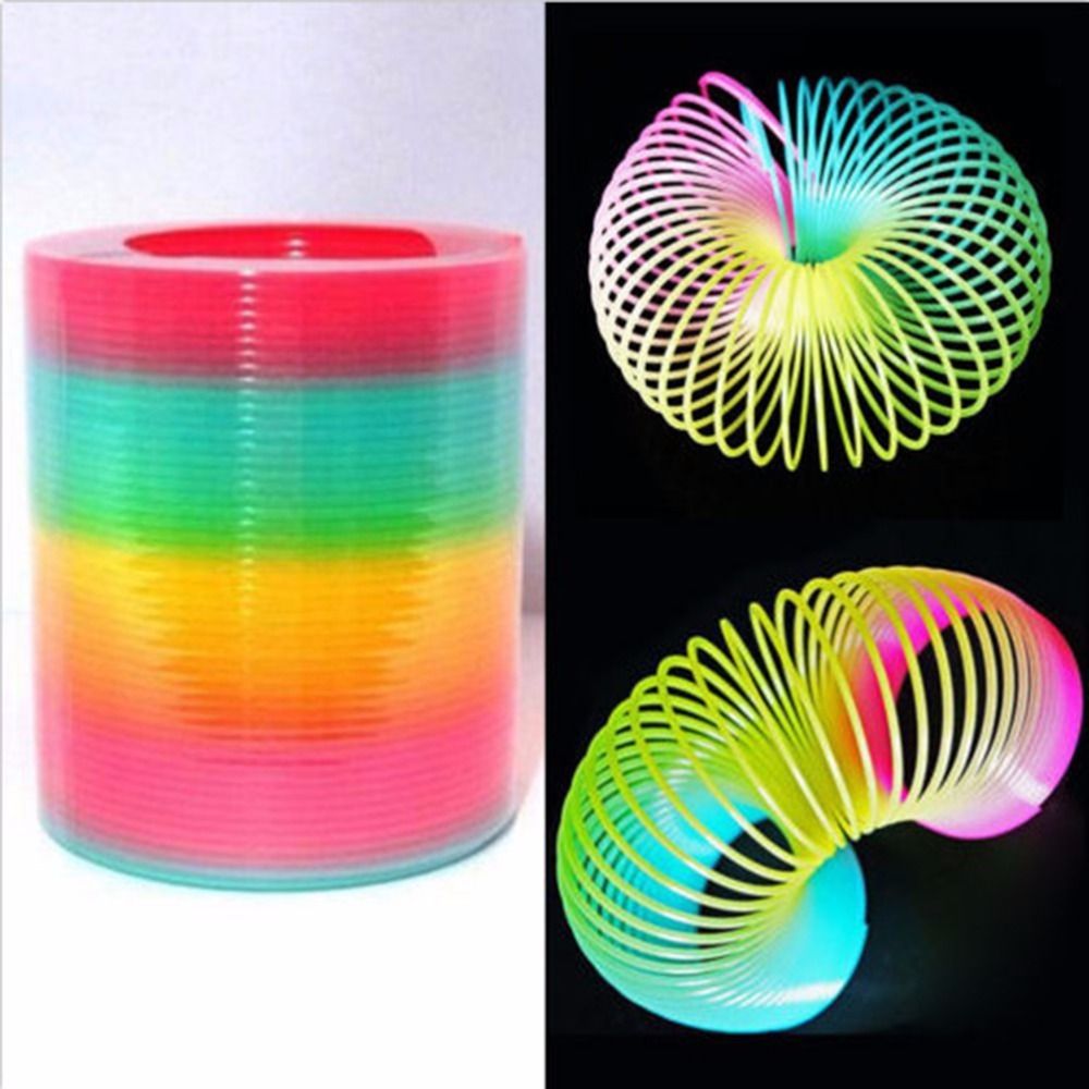 plastic rainbow slinky
