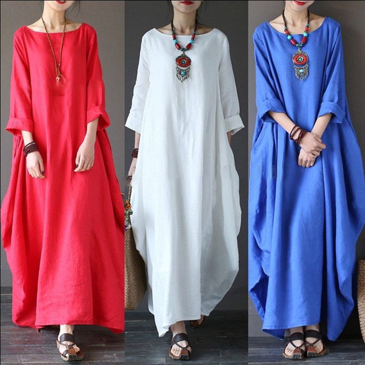 loose long dresses