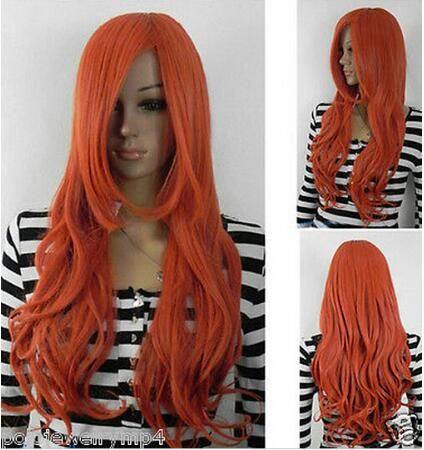 dark orange wig