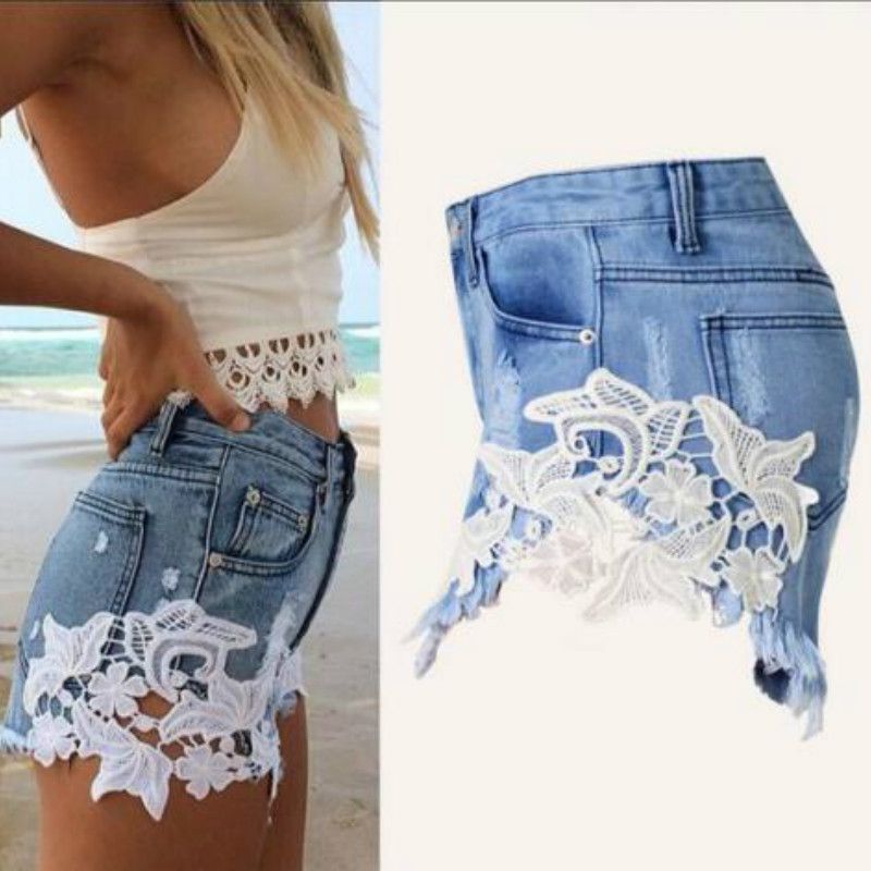 loose fit denim shorts womens