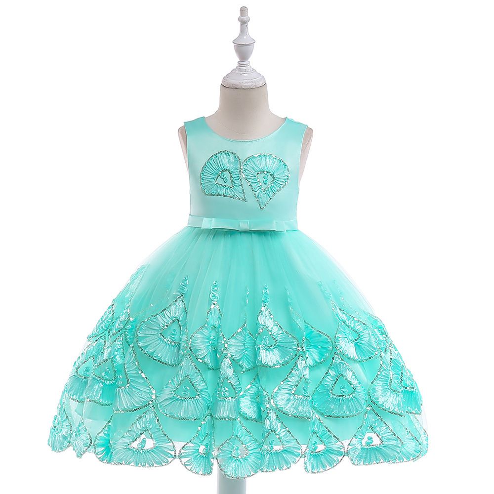 Acheter Enfants Vetements De Marque Bebe Fille Dress Girls Broderie Coeur Anniversaire Soiree Robe De Soiree Robe De Perles Filles Robe De Mariage Arc Robe L5033 De 16 4 Du Cutebaby18 Dhgate Com