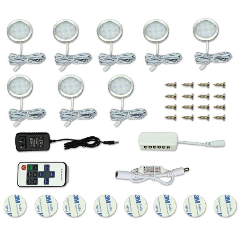 LED Under Cabinet Light Kitchen Lights Wardrobe Bar Lamp Remote Night Lamps