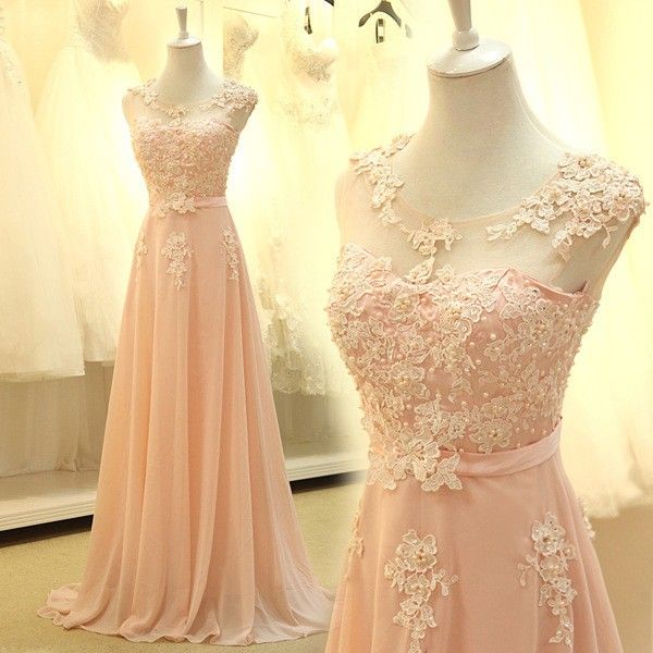 peach engagement dresses
