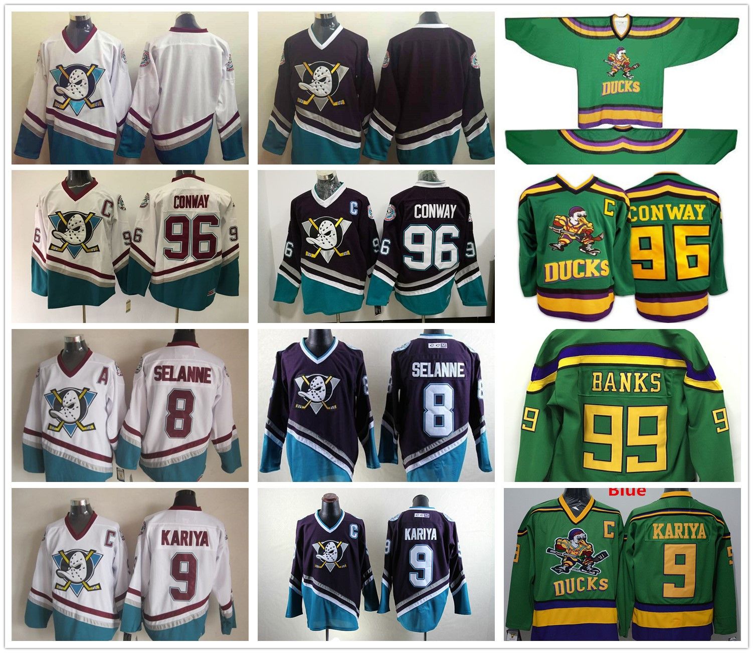 aliexpress mighty ducks jersey