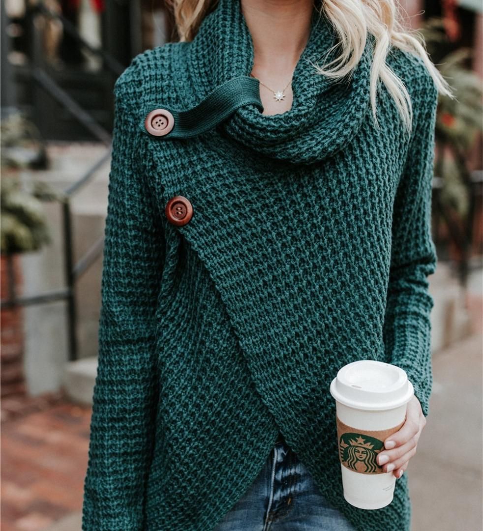 Compre Suéteres Para Mujer Para Mujer 2021 Invierno Moda Femenina Top  Harajuku Suéter De Punto Más Tamaño Turtleneck Ropa Mujeres Navidad A 13,46  € Del Cety | Es.Dhgate.Com