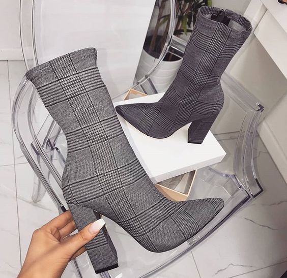 designer chunky boots