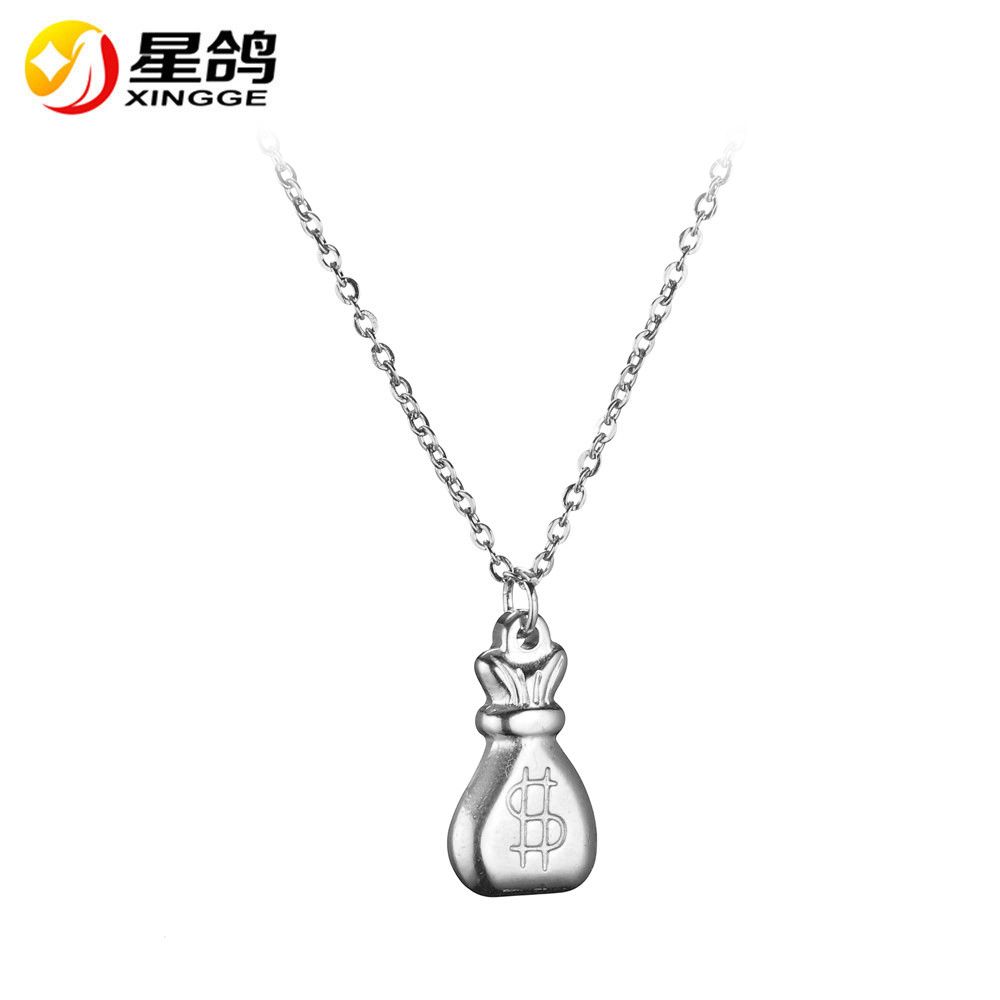 Stainless Steel Dollar Symbol Pendant 