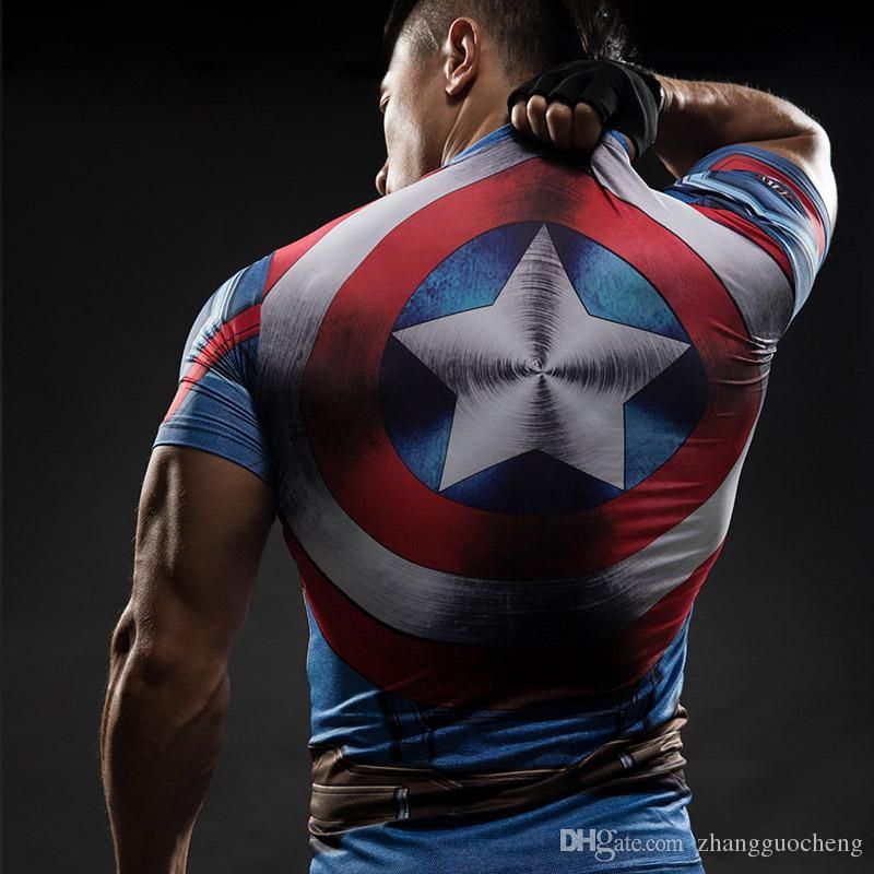 captain america 3d t shirt
