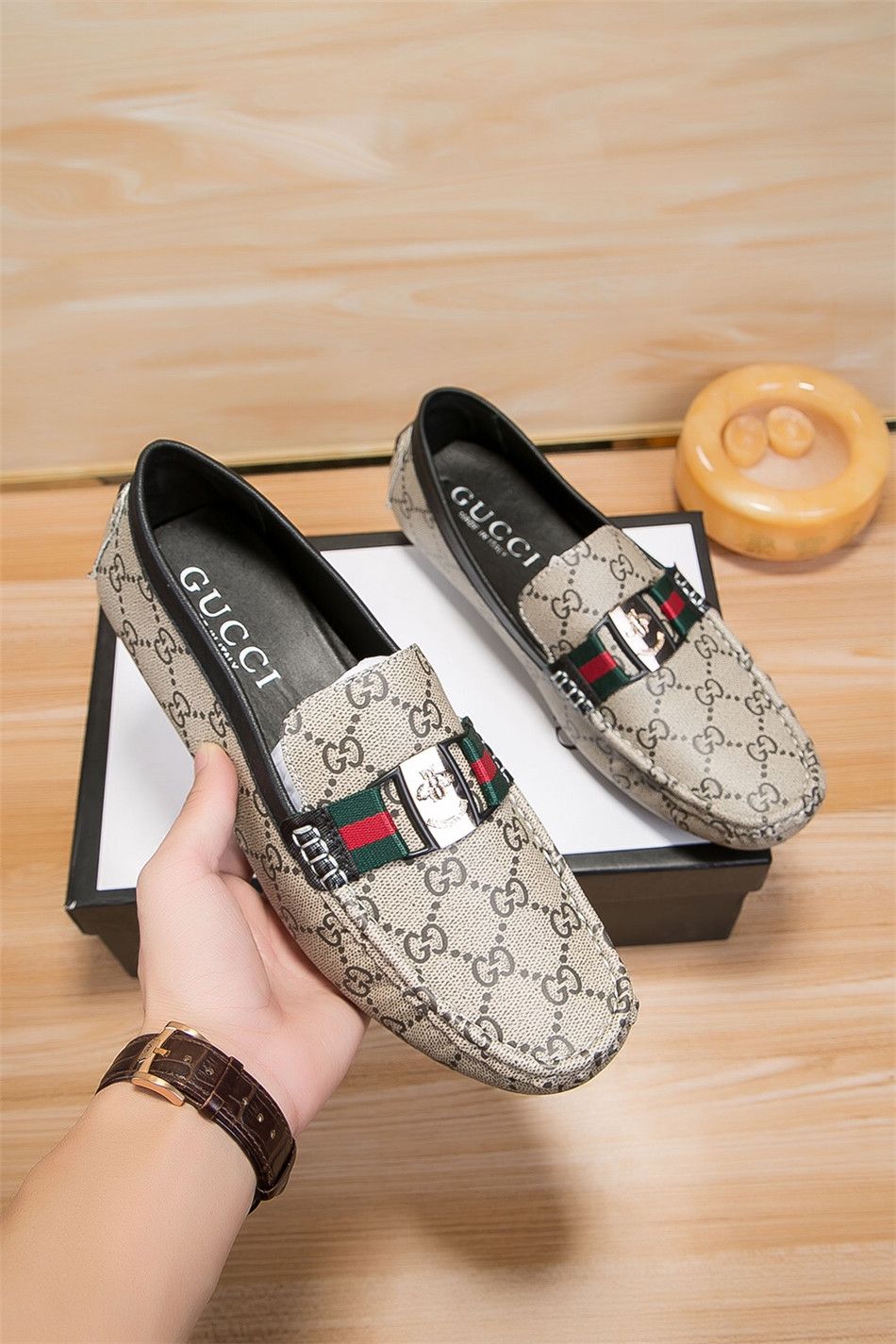 Men Dress Shoes Floral Pattern Men Formal Shoes Leather Luxury