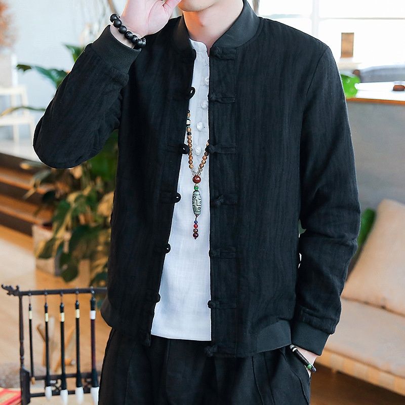 jaqueta de linho masculina