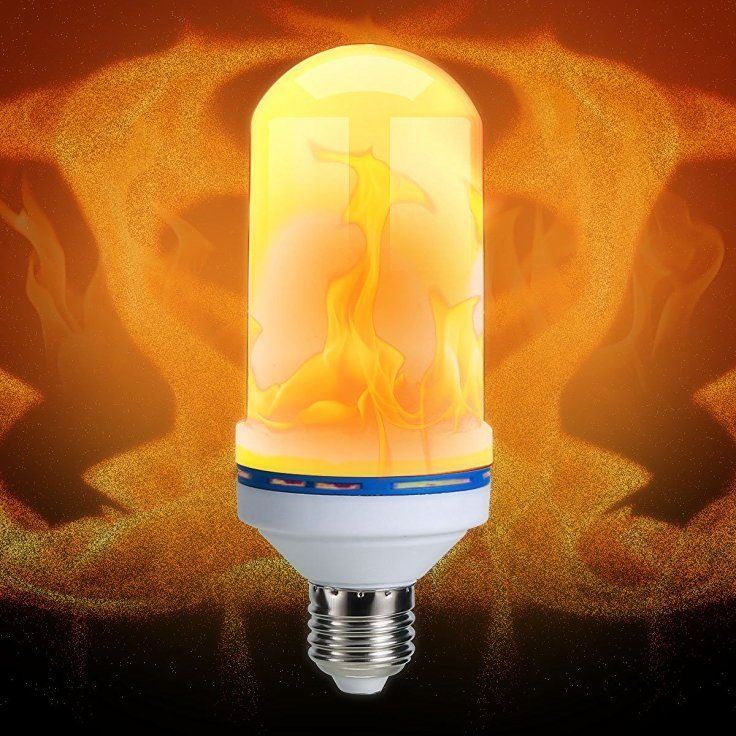 2020 Led Flame Effect Fire Light Bulb Flickering Flame Light Bulbs