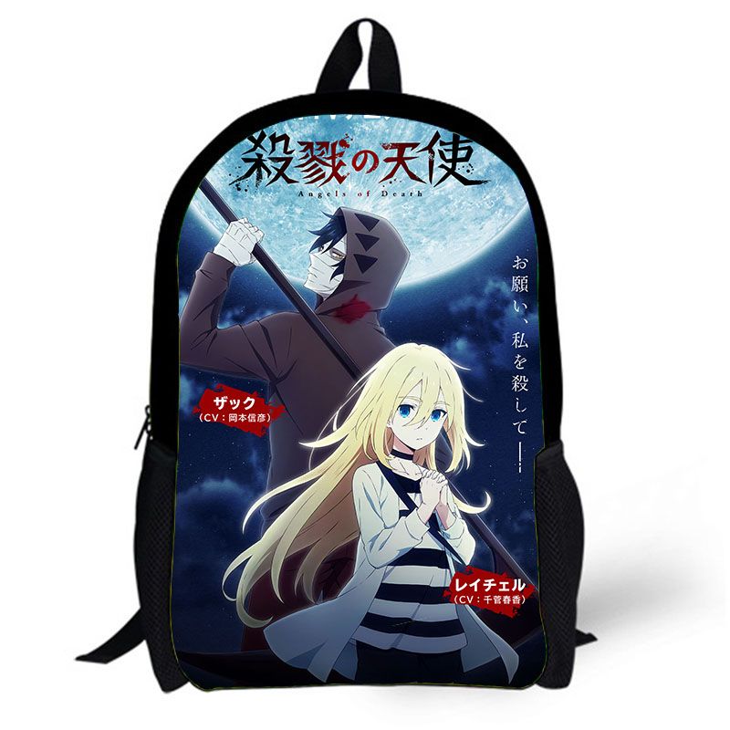 Anime Angels Of Death Backpack School Bag Satsuriku No Tenshi Ray