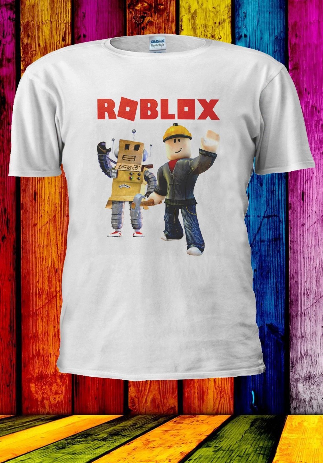 Builderman Roblox Face Roblox Builderman Box Robot Online Game Men Women Unisex T Shirt