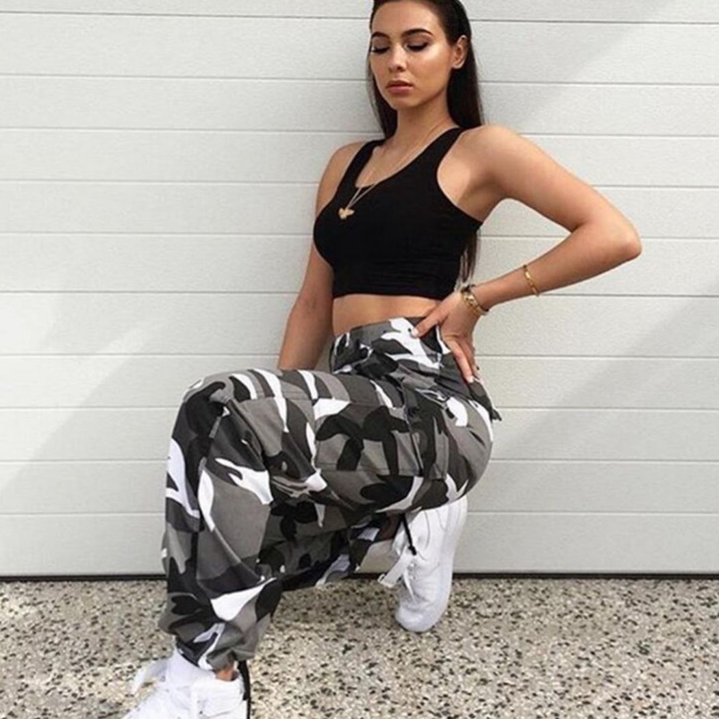 black camo pants womens