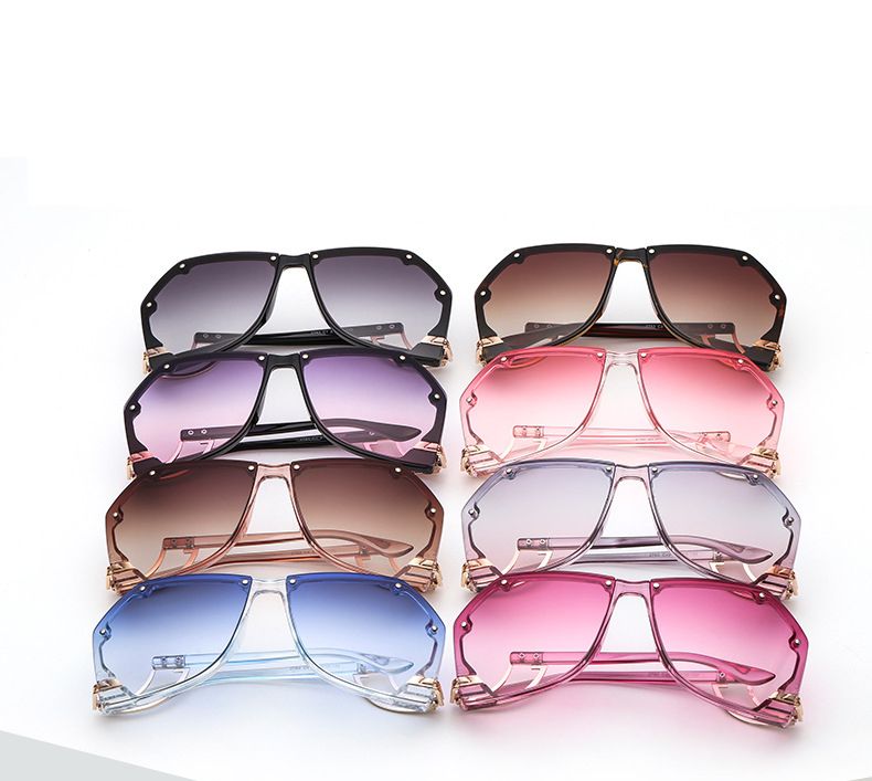 Rosanna Luxury Vintage Rimless Sunglasses Women Brand Designer