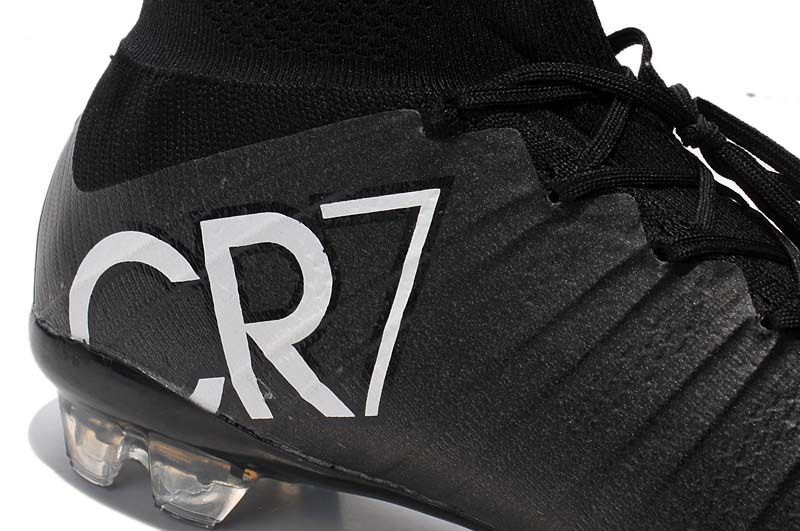 black cr7 boots